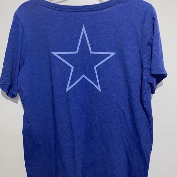 Riccardo Tisci x Nike Women's Blue White V-Neck Athletic Cut T-Shirt Size XXL - Picture 7 of 9